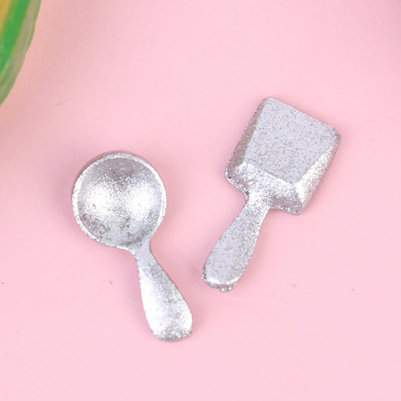 

9Pcs/set Dollhouse Mini Metal Coffee Spoon Kitchen Tool Utensils For Dollhouse Decoration