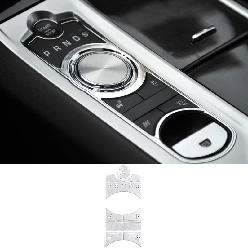 

7Pcs Car Central Control Gear Button Cover Decoration Sticker for Jaguar XF 2012-2015