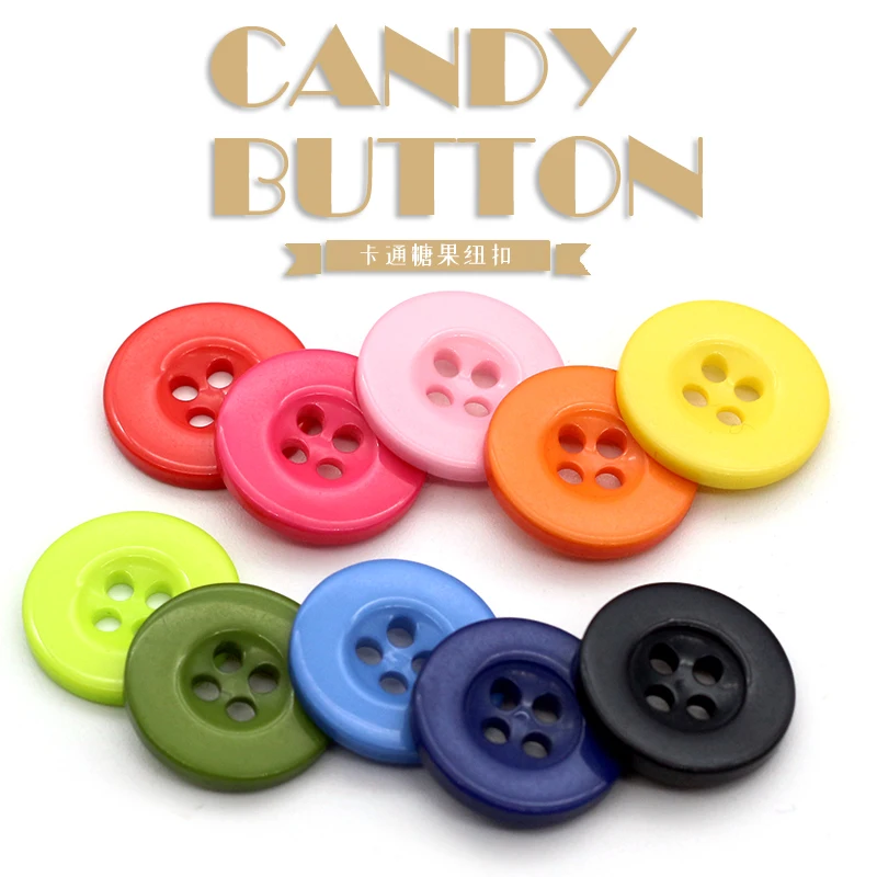 Круглые полимерные крошечные пуговицы инструменты для шитья декоративные