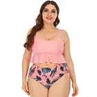 Бикини, 2021, размера плюс, комплекты из 2 предметов, Роскошный дизайнерский купальник, купальный костюм с пуш-ап, купальный костюм для женщин