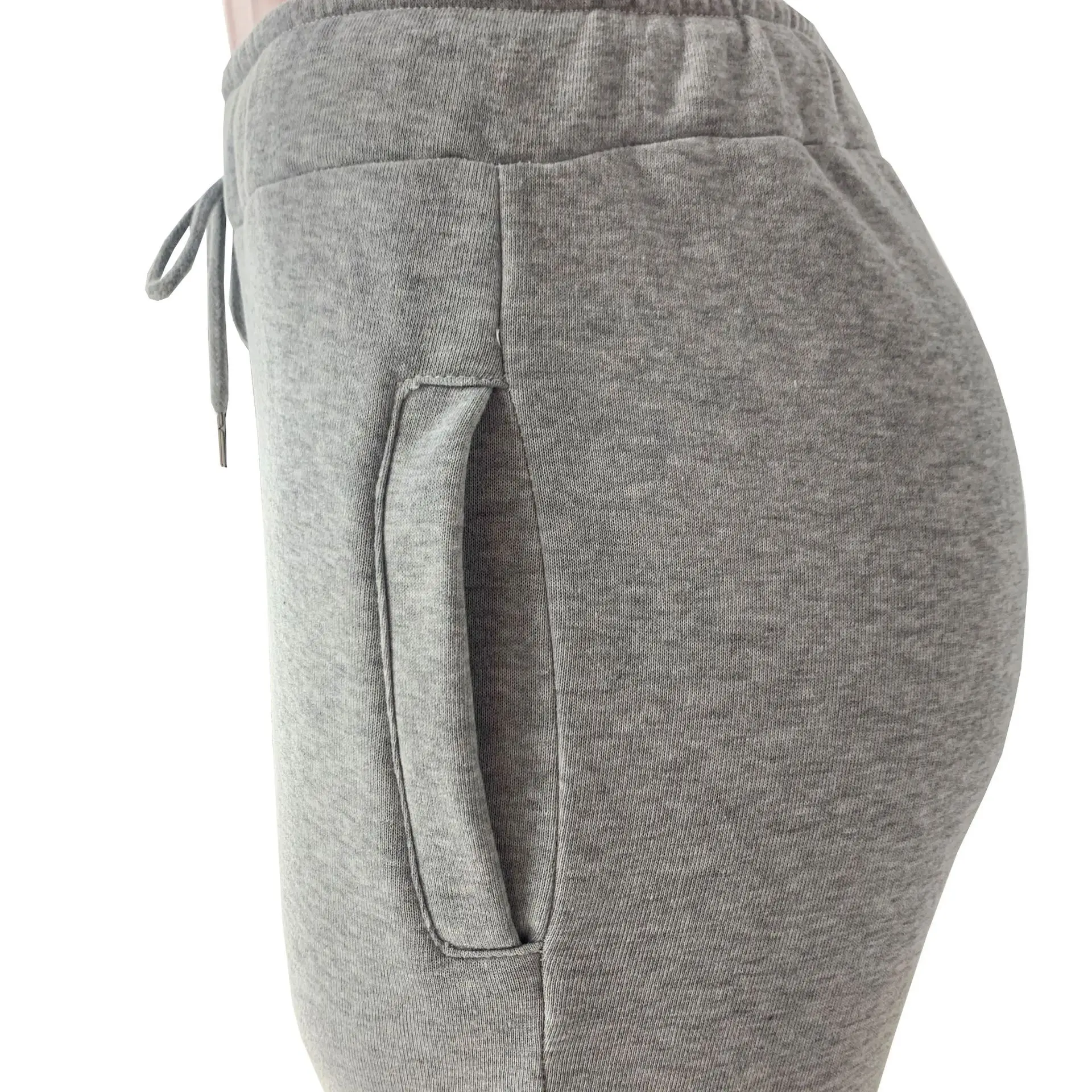 Stacked Sweatpants Women's Fleece Thick Sports Fitness Drawstring with Pocket Streetwear Flare Pants Bulk Item Wholesale Lots