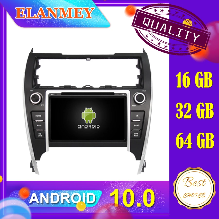 Автомобильная Мультимедийная система Android 10 0 аудио и видеосъемка для TOYOTA CAMRY 2012 EUR