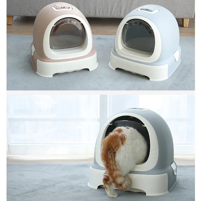 Машина для кошачьего туалета полностью закрытый кошачий Туалет большой размер