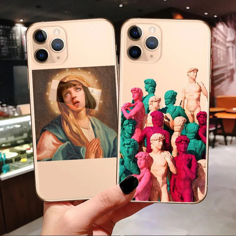 Прозрачный чехол для iPhone 11 Pro Max мягкий из ТПУ с поддержкой беспроводной зарядки SE