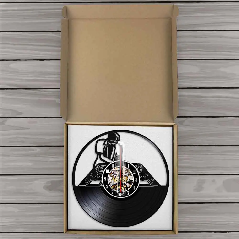 Настенные часы для диджея в стиле хип хоп винтажные виниловые ночных клубов