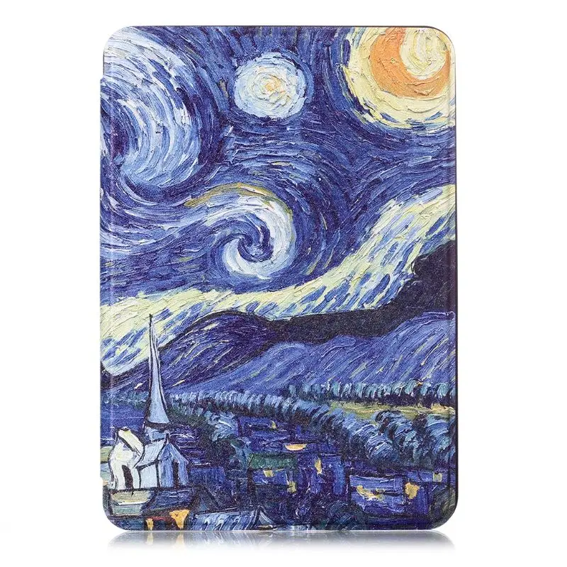

TPU Soft Case For Amazon Kindle Paperwhite 4 Smart Cover Painting eBook Case for Kindle Paperwhite4 with Auto Wake/Sleep 32CA