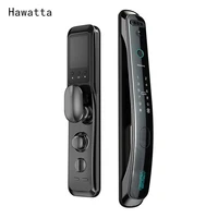 hawatta d1 smart biometric fingerprint lock with camera wifi security password locks key ic card electronic lock with cylinder