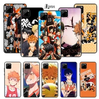 hot anime haikyuu volleyball boy for oppo realme c1 c2 c3 c11 c12 c15 c17 c21 x2 x3 x7 xt x50 v3 v5 v15 pro black phone case
