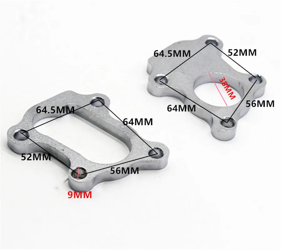 Фланцы турбокомпрессора в комплекте 7 шт. для средней стали RHB31 VZ21|Подвесы хомуты