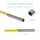 Маленькая головка камеры 6,5 мм, запасные части для инспекционной камеры трубопроводаАксессуары для ремонта или замены, водонепроницаемая IP68 1000TVL CCD