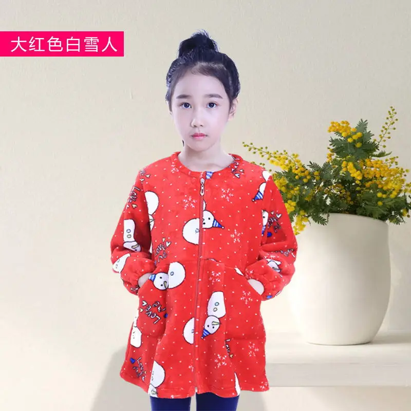 2019 на праздник мероприятие новогодняя Детская зимняя утепленная без воротника