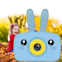 1080p hd new digital mini kids camera rabbit cartoon video photo display toys outdoor photography props for child christmas gift