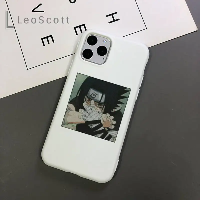 

Naruto cool anime aesthetic cool Phone Case Candy Color for iPhone 11 12 mini pro XS MAX 8 7 6 6S Plus X 5S SE 2020 XR