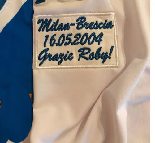 

Embroidery Grazie Roby Patch Roberto Baggio Farewell Patch