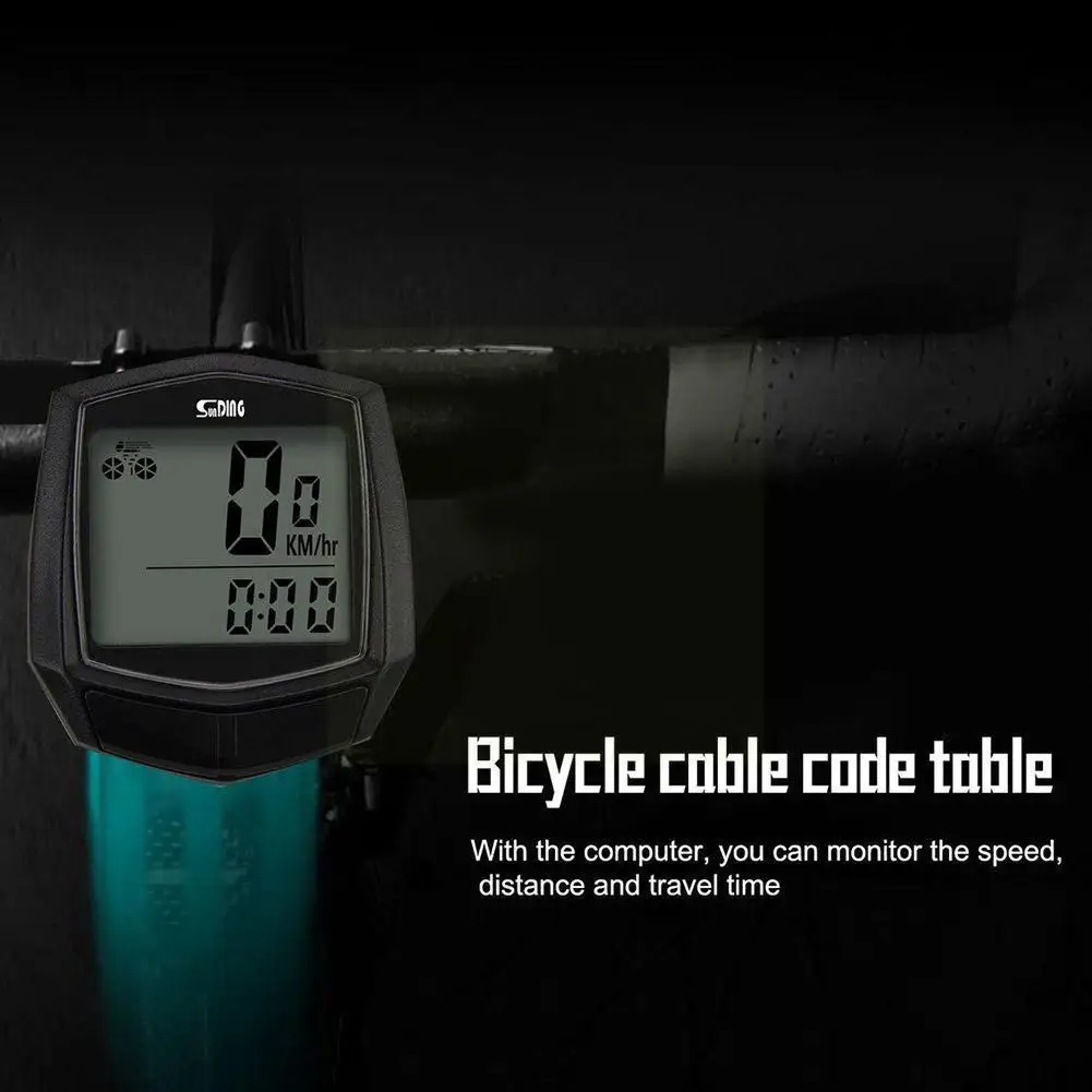 

1 Pcs Bicycle Computer Cycling Wired Waterproof Stopwatch Mini Bike Digital Tools Computer Mtb Road Bike Speedometer Sensor O1v5