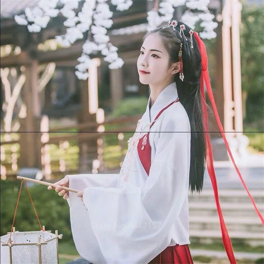 Новогодняя традиционная одежда для китайского фестиваля женская ханьфу женский