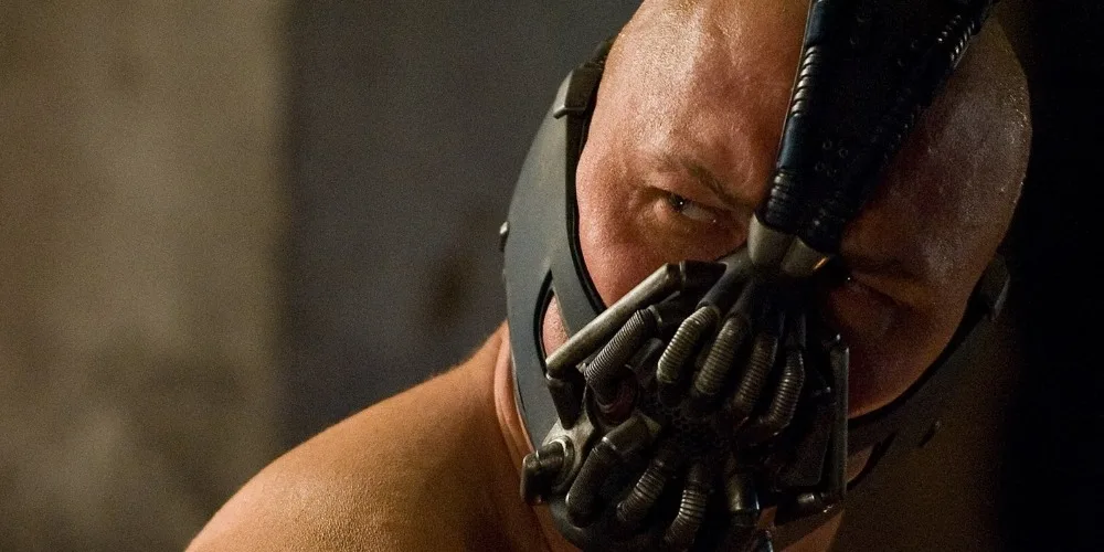 XCOSER Bane косплей маска Бэтмен Темный рыцарь Rises Косплей Костюм Опора Полный взрослый размер Хэллоуин косплей