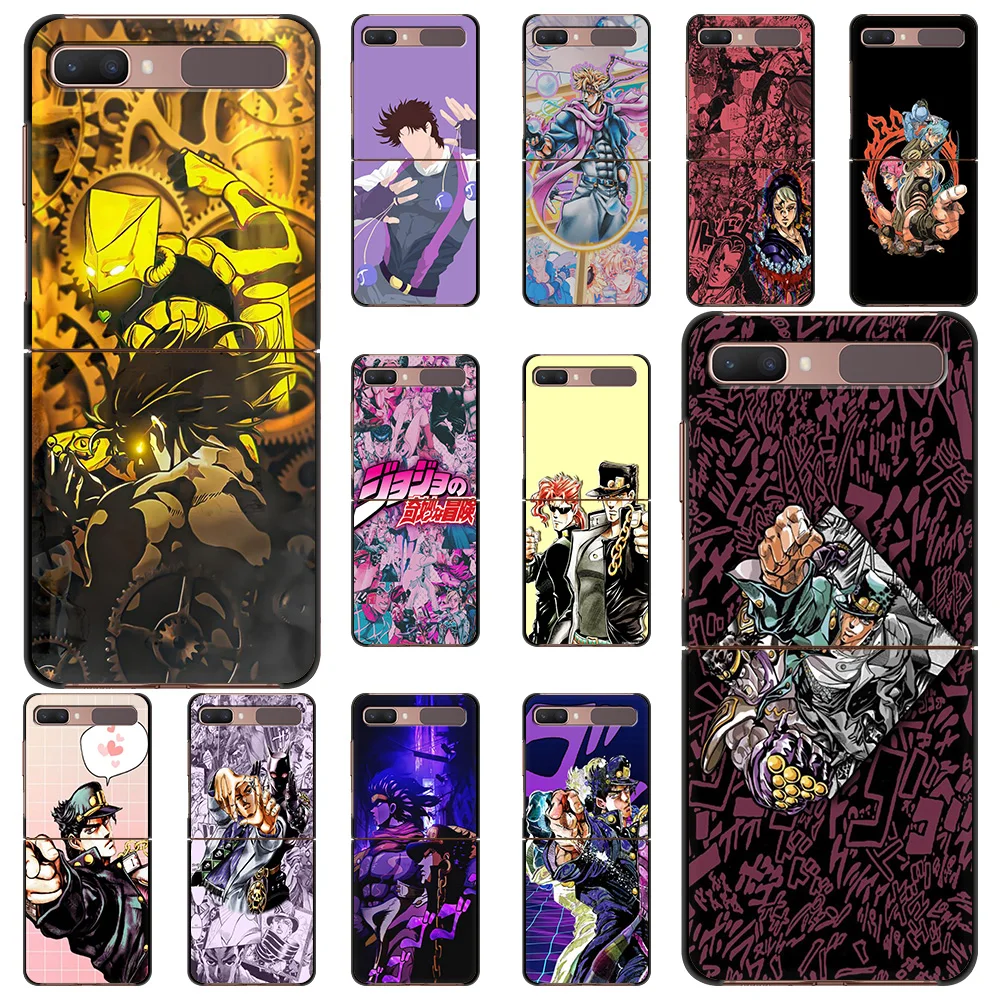 

Жесткий чехол JOJO из поликарбоната для телефона Samsung Galaxy Z, откидной черный чехол для Galaxy Z Flip 3, складной противоударный чехол, Роскошный чехол