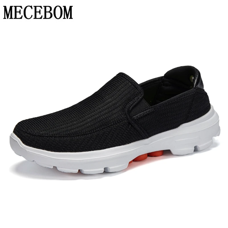 Кроссовки мужские сетчатые без шнуровки Повседневные Легкие сникерсы из