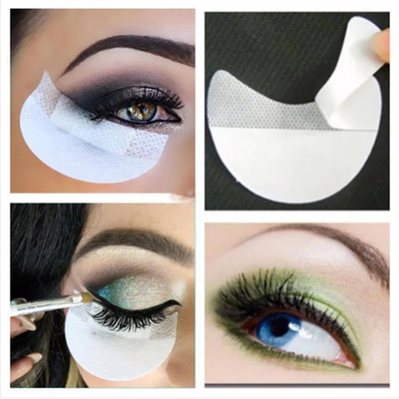 

Eye Shadow Stickers Eyeliner Shield Grafted Transfer Tape Eyelash Isolation Stickers Multifunction Makeup Tools wholesale 50pcs