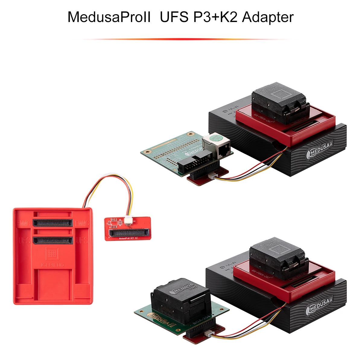 Разъем NB-Pro для ICFRIEND E-mate EMMC и UFS BGA254 BGA297 поддержка Easy-jtag box Medusa т. д. |