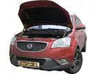 Газовые стойки для капота Ssangyong Korando 2010-2018, амортизатор пружины из углеродного волокна