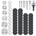 60 шт. HSS алмазные режущие диски дисковая циркулярная пила алмазное режущее лезвие металлический резак для деревообрабатывающего сверла роторный инструмент