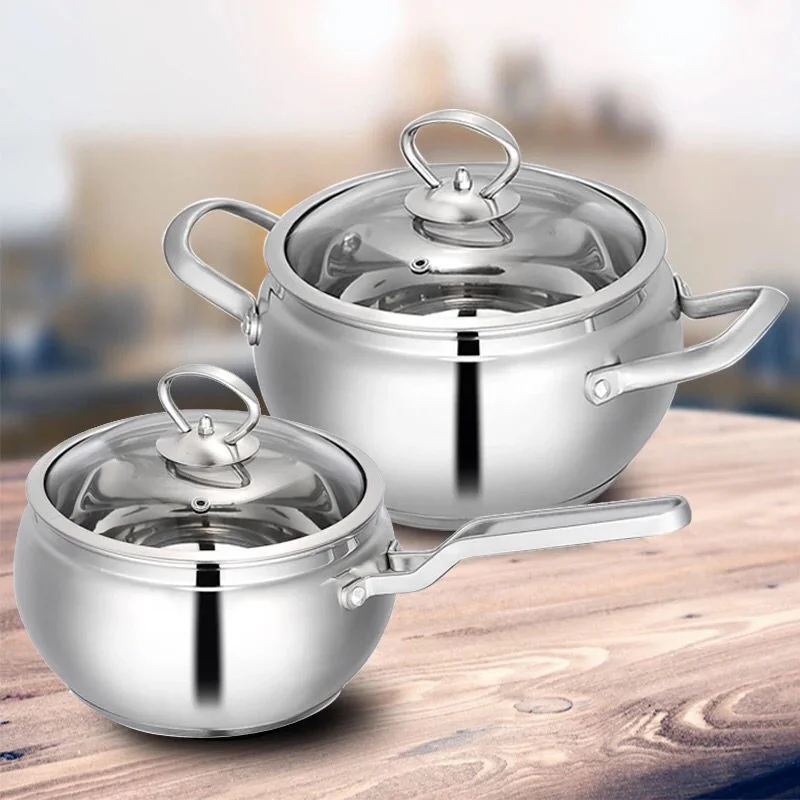 Нержавеющая сталь молочный горшок антипригарное детское питание маленький суп