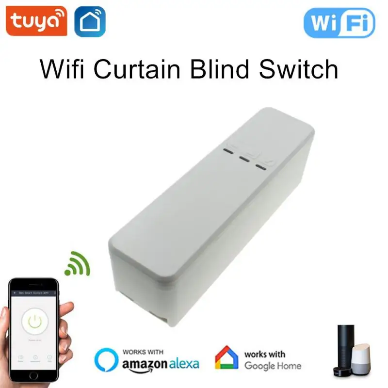 

Tuya WIFI Intelligent Curtain Motor Ultra Quiet Electric Wireless Remote Control Voice Control Tools for Alexa Google Home