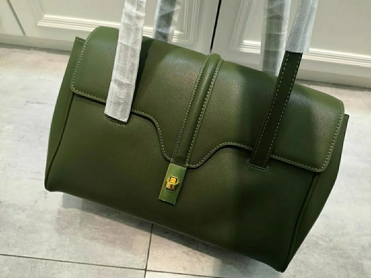 

Autumn and winter 2020 new Liu Wen Wanxi same portable one shoulder bag leather women's bag large capacity Tote underarm bag