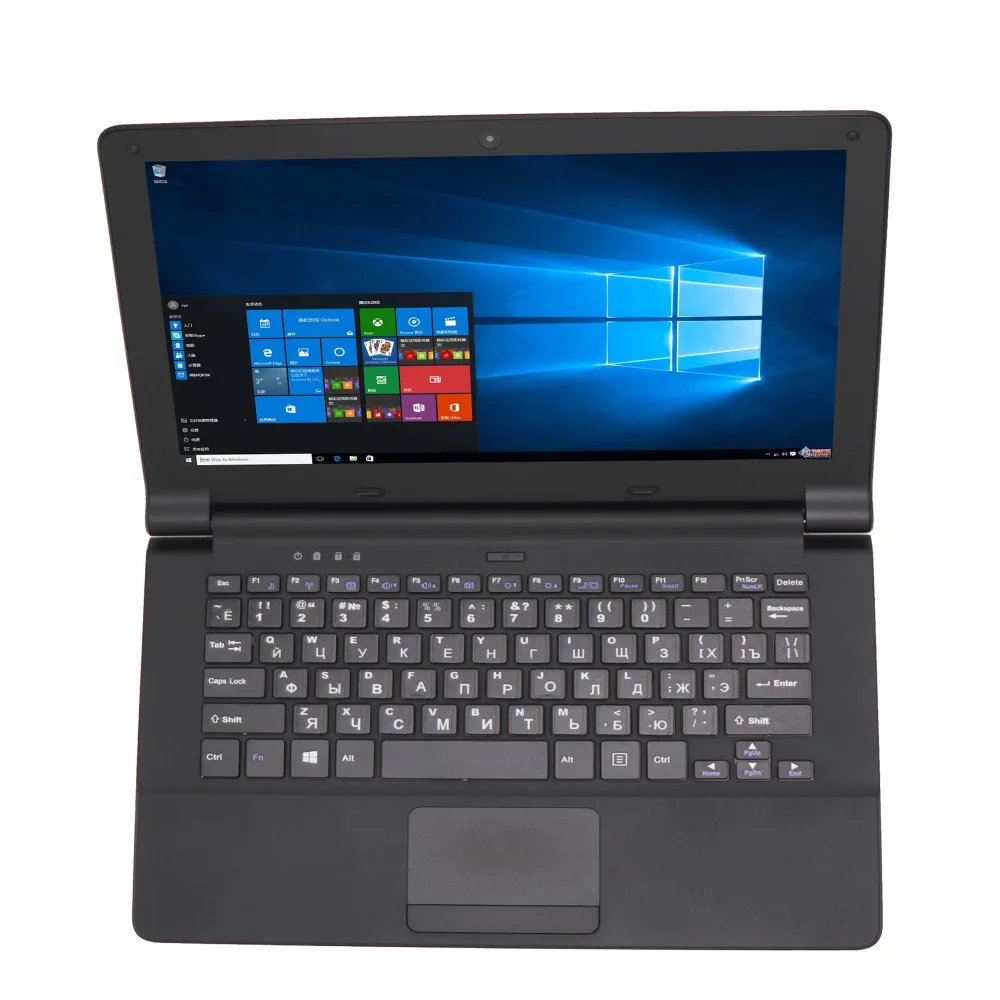 1" ноутбук с Windows 10 128 GB/64 SSD ультрабук Быстрый Intel 4 ядерный светильник для бизнеса Студенческая розовая клавиатура с арабским и испанским и русским языком