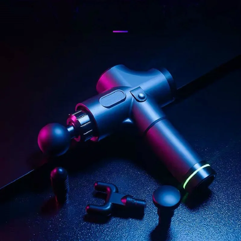 

Profession Handheld Massage Gun Display Body Muscle Deep Fascia Massager Muscle Pain Exercising Relaxation Slimming Shaping