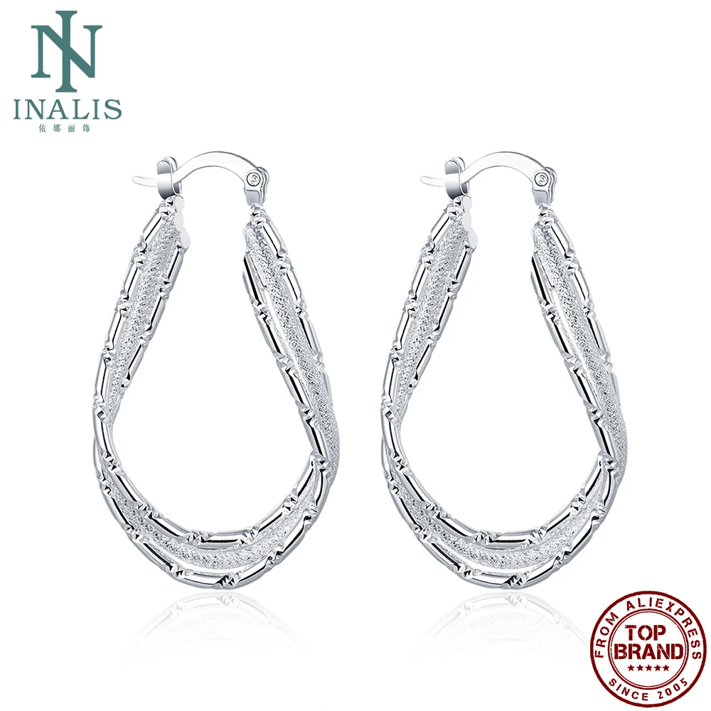 INALIS модные серьги с серебряным покрытием креативные для женщин 2020 новые горячие