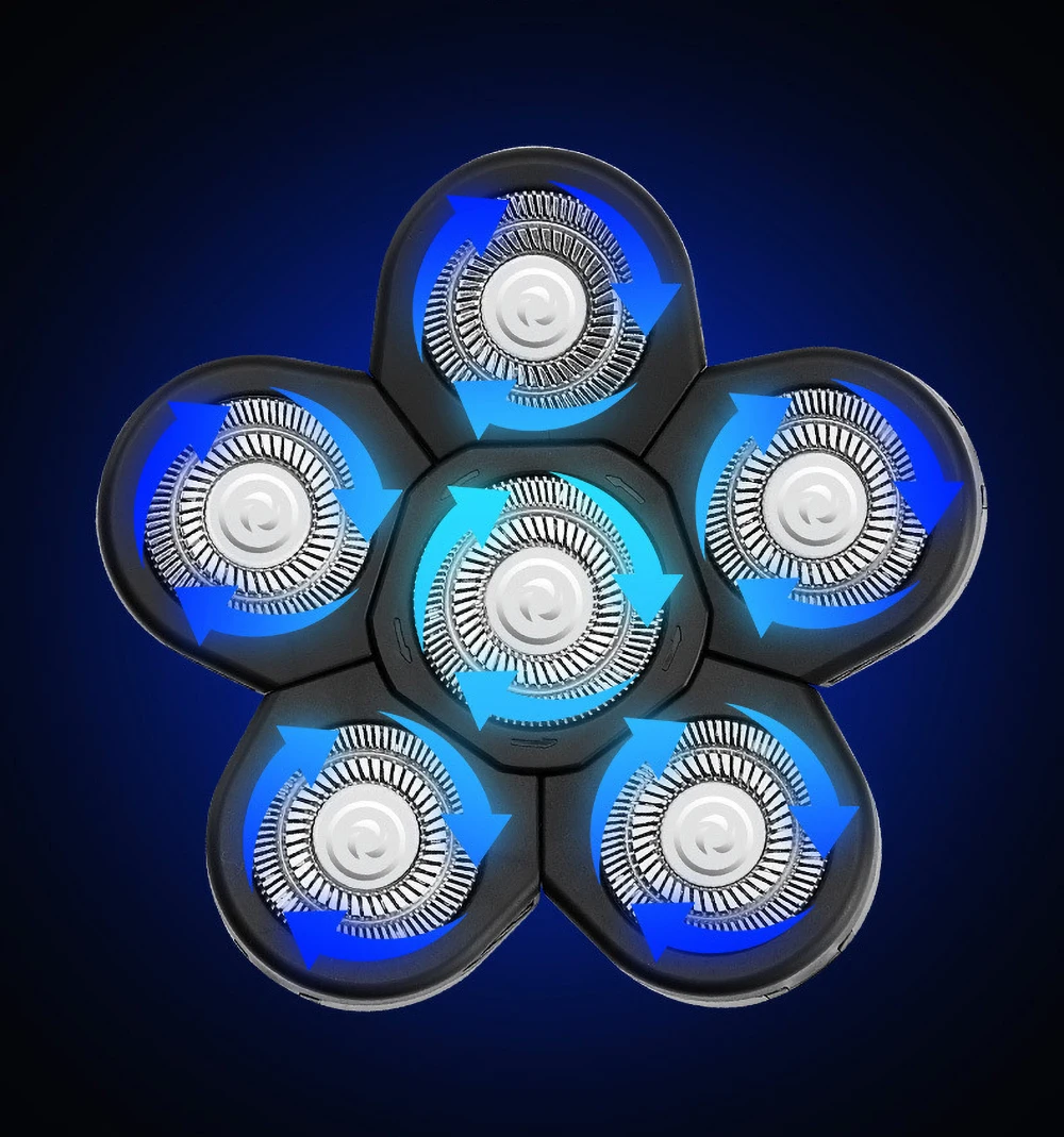 Бритва аккумуляторная с 6 лезвиями универсальная |