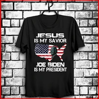 biden harris 2021 men t shirt jesus is my savior biden is my president unisex tee
