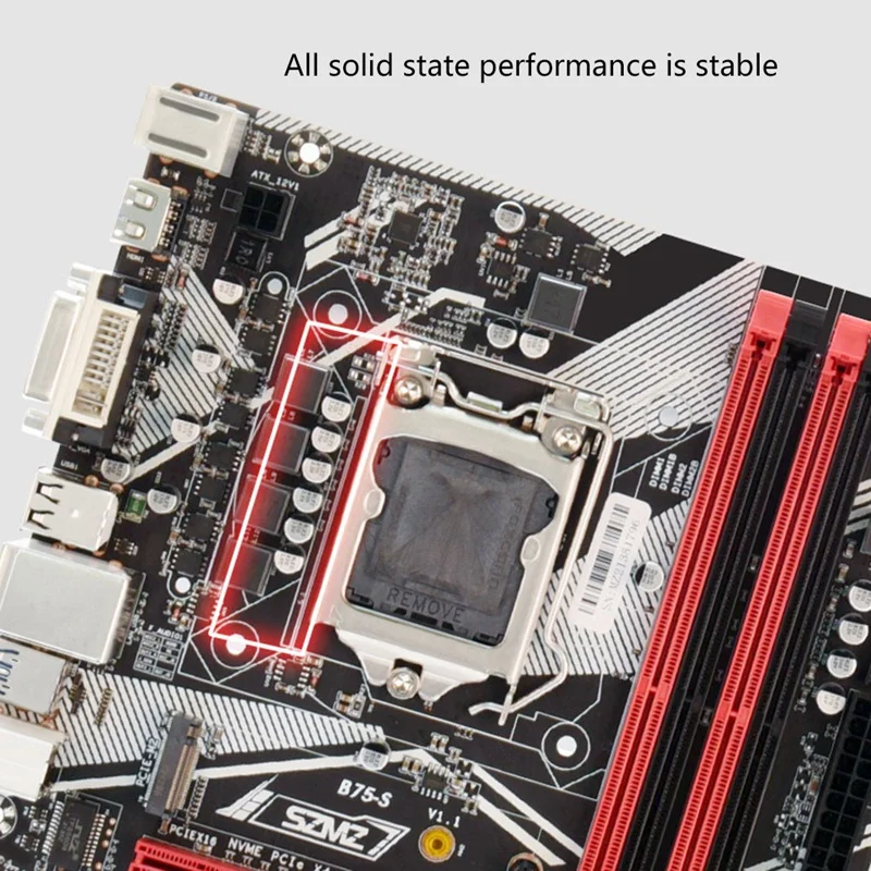 Материнская плата B75S для компьютера LGA 1155 USB поддержка слота памяти 4XDDR3