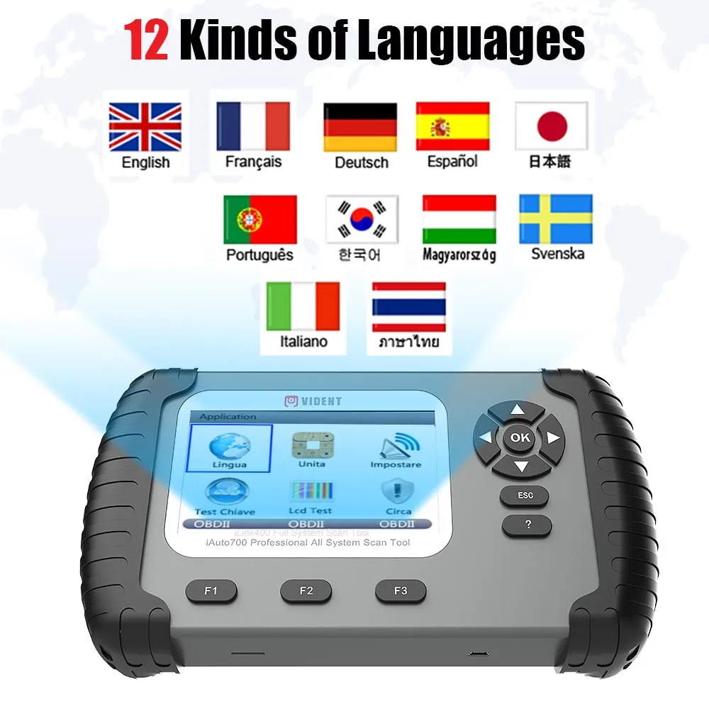 Видент iAuto700 профессиональная полная Системы диагностический инструмент для