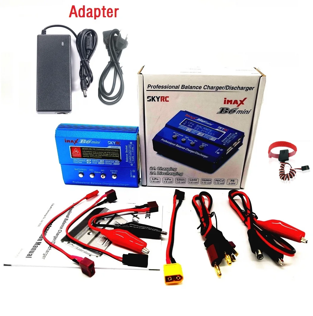 100% профессиональное балансирующее зарядное устройство SKYRC iMAX B6 Mini/Dis SK 100084 01 с
