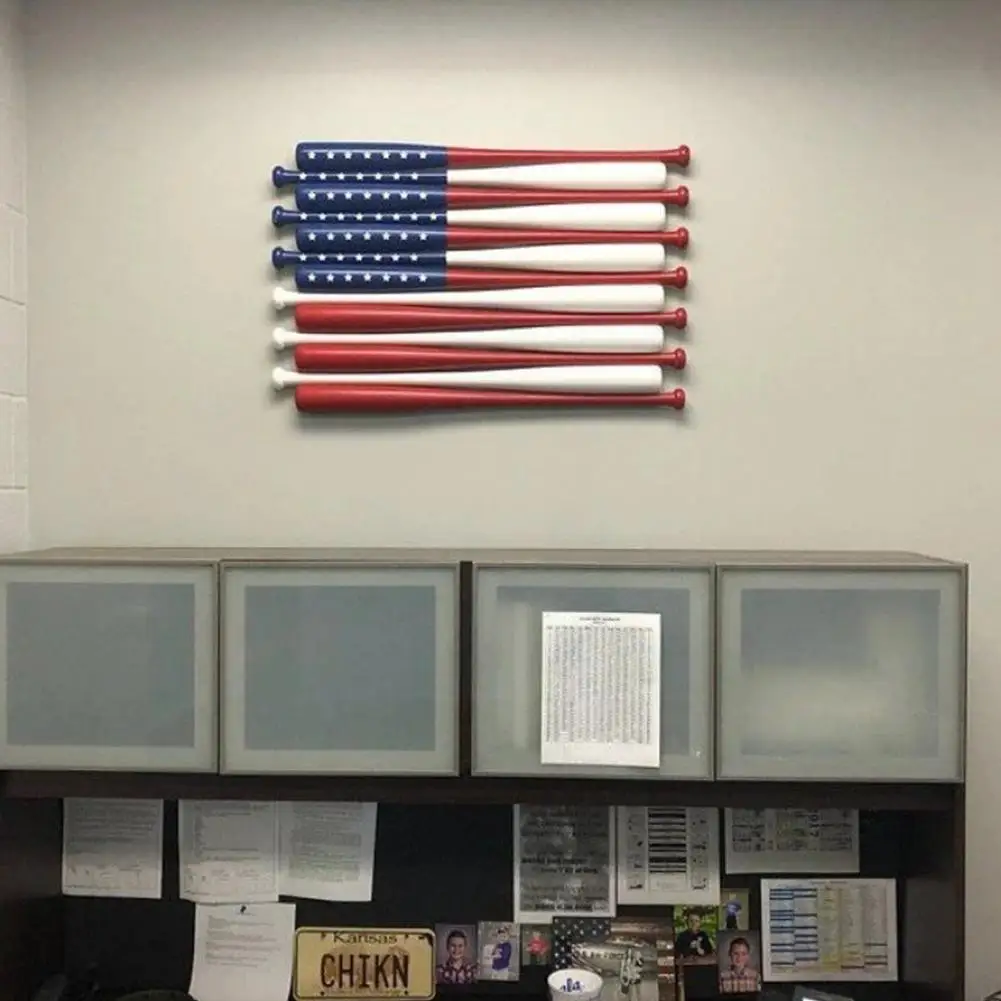 Деревянная подвеска сделай сам Z9Z0 настенный кулон в виде бейсбольной штанги