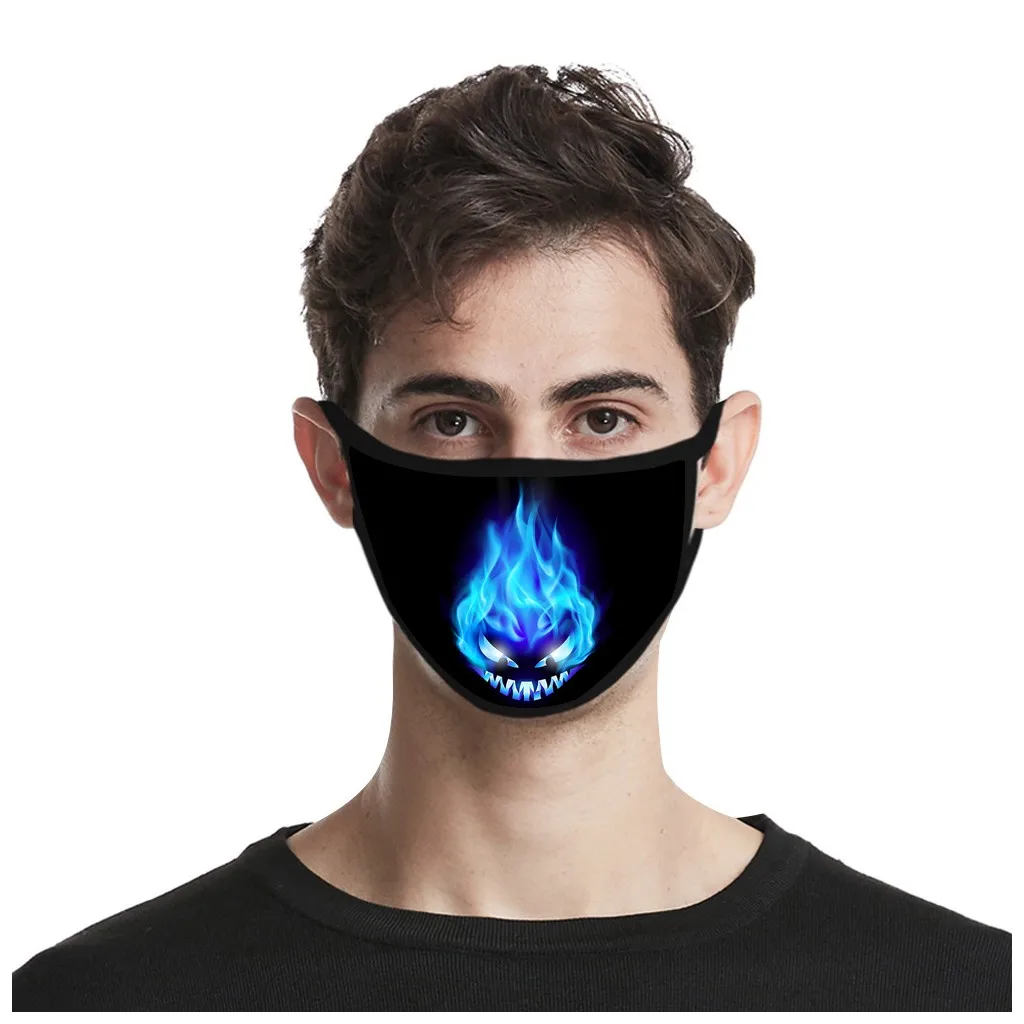 2020 Унисекс Новая взрослая маска для Хэллоуина с принтом головы тыквы дышащая