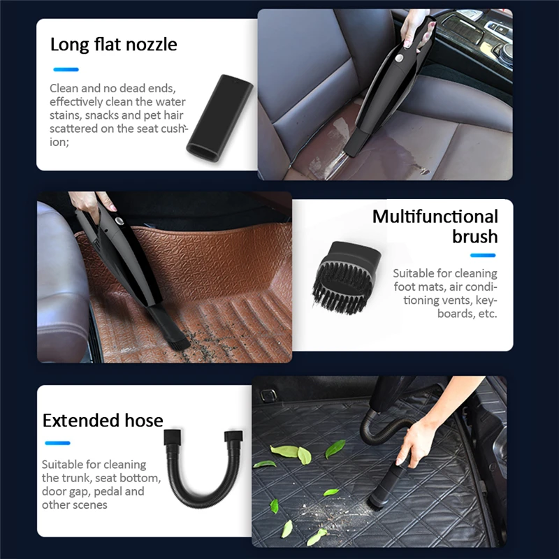 Автомобильные аксессуары для интерьера мощный автомобильный пылесос 120 Вт