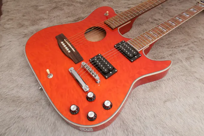 Китайский продукт Двухшейная гитара Бесплатная доставка|Гитары| |