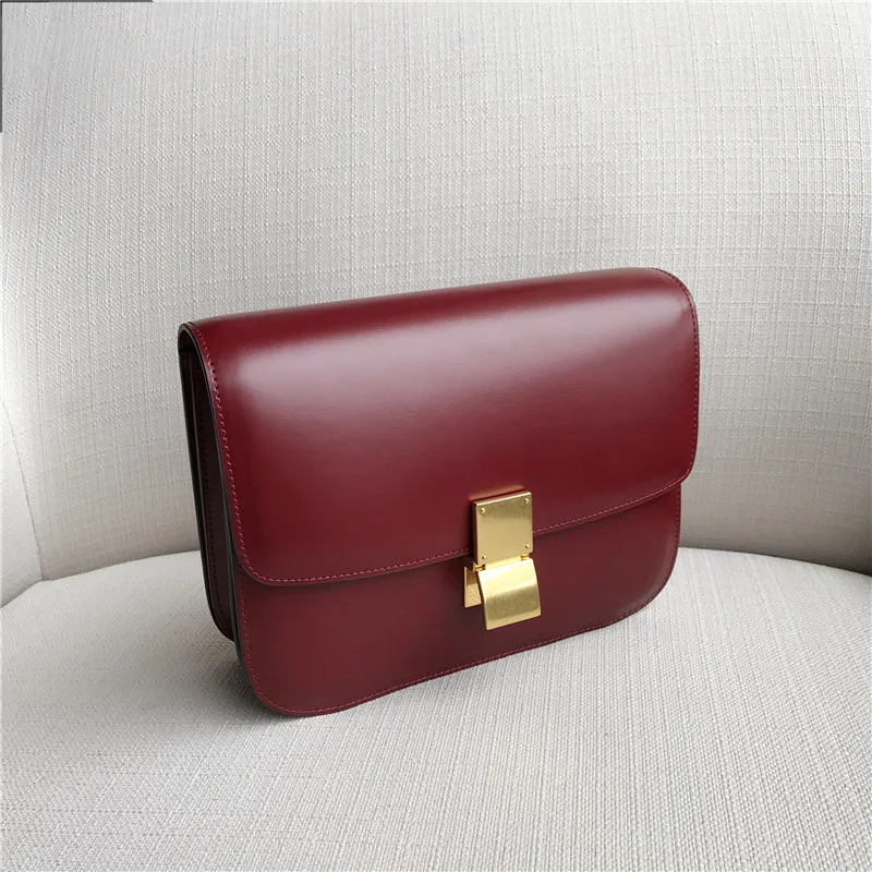 Сумка на плечо женская из натуральной кожи маленький дизайнерский саквояж