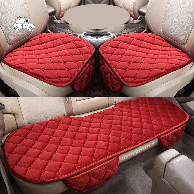 

Car Seat Cover Winter Warm Seat Cushion Anti-slip Universal Front Chair Seat Breathable Pad For Vehicle Auto Car Seat Protector