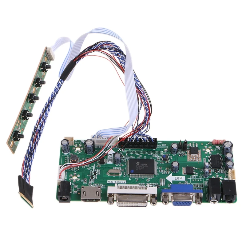 

VGA DVI LCD Controller Driver Board for 1600x900 17.3 Inch HDMI-compatible LP173WD1 LP173WD1 -TLA1 TLN4 WLED LVDS Panel