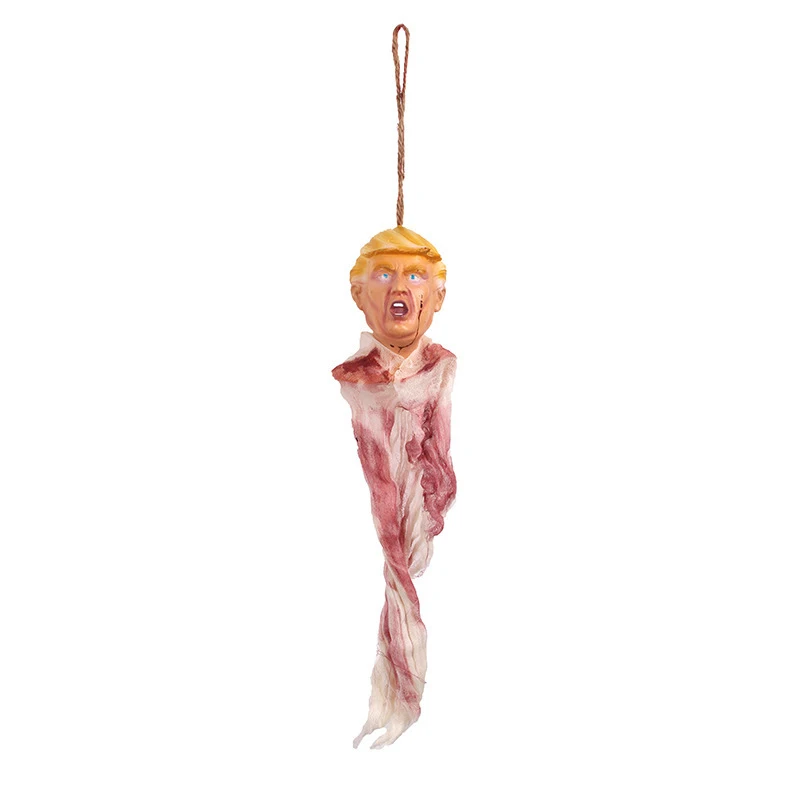 

Halloween Hanging Ghost Skull Head Halloween Horror Props Bloody Haunted House Party Bar Decoration Scary Halloween Supplies