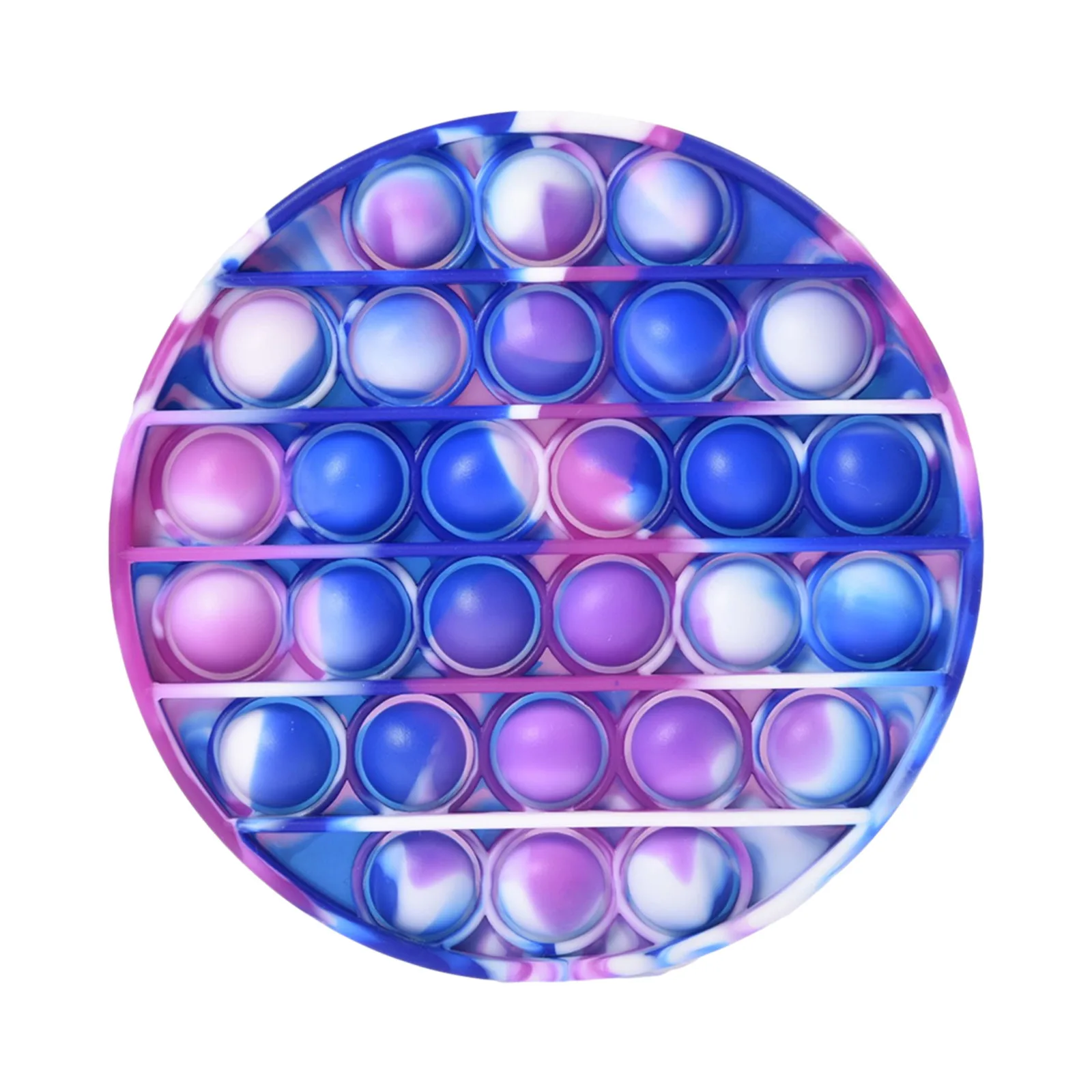 

Pop It Round Push Bubble Fidget Toys Adult Stress Relief Toy Antistress PopIt Soft Squishy Anti-Stress Gift Anti Stress Poppit