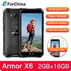 Смартфон Ulefone Armor X6 защищенный, IP68, Android 9,0, MTK6580AW, 2 + 16 ГБ, 4000 мАч