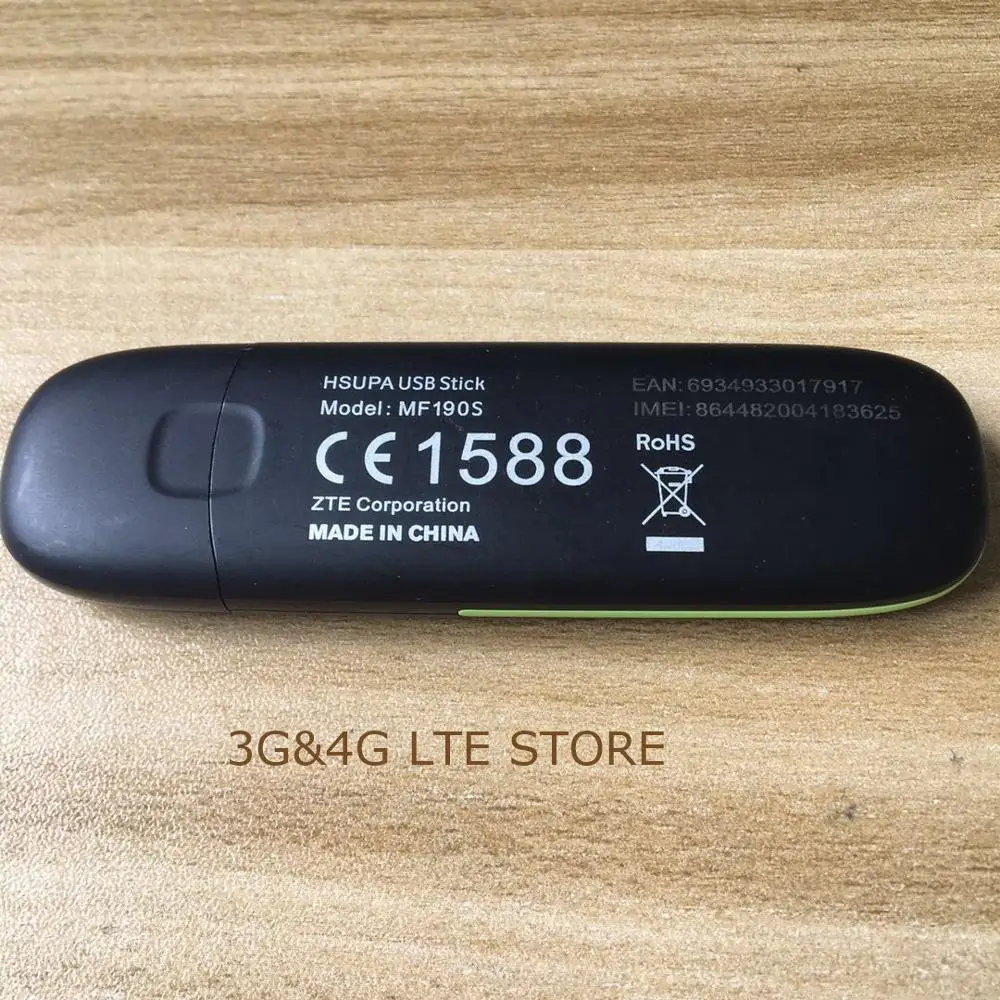 Разблокированный ZTE MF190s MF190 3G GSM 7 2 Мбит/с USB модем PK huawei e303 e3351 e2010|3G модемы| |