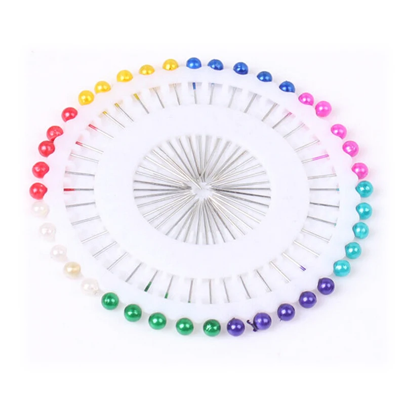 480 шт./лот швейные булавки с круглой жемчужной головкой для изготовления одежды